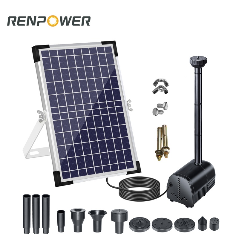 10W Solar DC Output Garden Fountain Pump Bird Bad Brunnen im Freien Hochleistungs -Solarbrunnen